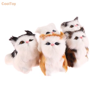 Cooltoy โมเดลตุ๊กตาแมวจําลอง แบบนิ่ม ของขวัญวันเกิด สําหรับเด็กผู้หญิง 1 ชิ้น