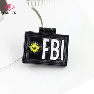 Hwetr FBI เข็มกลัด รูปสุนัขจิ้งจอก X-Lime FBI สไตล์พังก์