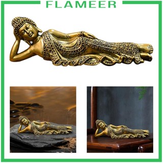 [Flameer] ฟิกเกอร์เรซิ่น รูปปั้นพระพุทธรูปโบราณ สําหรับตกแต่งบ้าน ออฟฟิศ