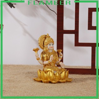 [Flameer] รูปปั้นเทพธิดาอินเดีย ขนาดเล็ก สีทอง สําหรับตกแต่งบ้าน เล่นโยคะ