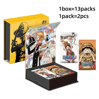 การ์ดเก็บสะสม One Piece A Feast สําหรับ The Sea and Sky Luffy Zoro Sanji Nami Booster