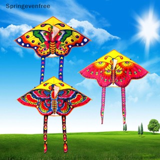 Spef ว่าวผีเสื้อบิน ขนาด 90*50 ซม. พร้อมด้ามจับ ของเล่นสําหรับเด็ก 1 ชุด