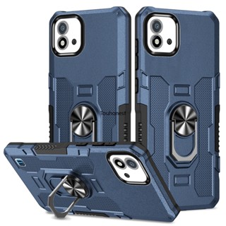 เคส For Realme C20 เคส Realme C11 เคส Realme C30 C30S Casing Realme C15 C12 Case Realme C33 C55 Case Realme C2 Case Realme C21 C21Y C25Y Case Realme C25 C25S Case Full Protect Hard Armor Metal With Ring Stand Phone Cover Case ZH ป้องกันโทรศัพท์มือถือ