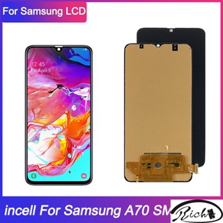 อะไหล่หน้าจอสัมผัสดิจิทัล LCD แบบเปลี่ยน สําหรับ Samsung Galaxy A70 A705F A705 A70 2019