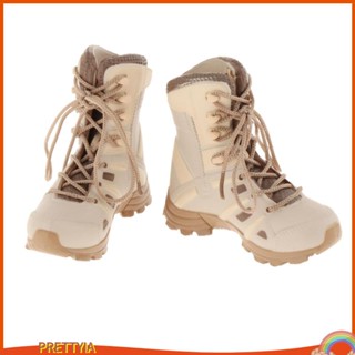 [PrettyiaTH] 1:6 Mans Soldier Boot up รองเท้าปีนเขา สําหรับฟิกเกอร์ 12 นิ้ว