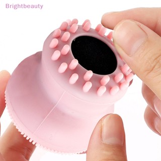 Brightbeauty แปรงทําความสะอาดผิวหน้า พร้อมฟองน้ํา ขนาดเล็ก