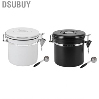 Dsubuy 1.2L Coffee Canister Stainless Steel Sealing Storage Jar  Cont