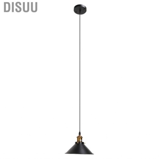 Disuu Wrought Iron Ceiling Lamp E27 Metal Cage Hanging Light Fixture WP