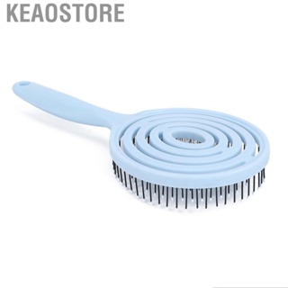 Keaostore Hair Detangling Brush Round Soft Straightening Salon Detangler Comb LJ4