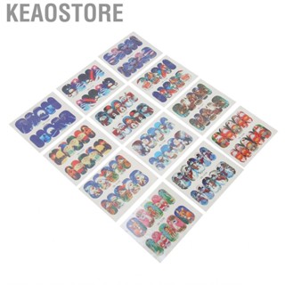 Keaostore 12 Sheets Nail Art  Christmas Snowman Pattern Cute LJ4