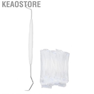 Keaostore 80x Dental Pick 2 Head Design One Time Clean  Supplie For Removing Tartar