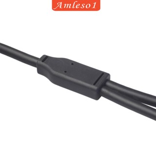 [Amleso1] อะแดปเตอร์แยก DJ 3-Pin XLR ตัวผู้ เป็นตัวเมีย 2 คู่ 30 ซม. 12 นิ้ว