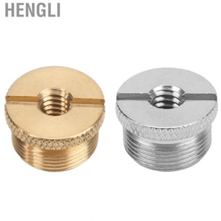 Hengli 1/4 Female to 5/8 Male Screw Surface Anodizing  Mic Thread Adapter