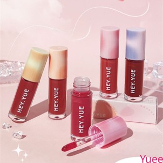 Water Light Bubble Lip Glaze ลิปกลอสบางเบาและให้ความชุ่มชื้น Natural Non-stick Cup Non-sticky Girls Lipstick yuee
