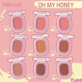 Pink And Tender Blush ออลอินวัน บลัชออน เมคอัพ รีแพร์ บลัช ครีม เพิ่มความกระจ่างใสให้ผิว นู้ด เมคอัพ รูจ บลัชออนหลากสี yuee