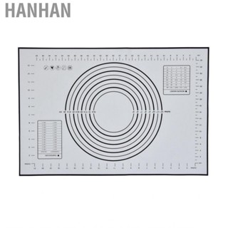 Hanhan Silicone Dough Rolling Mat Fiberglass Kneading 24 X 16 Inch Large Thicken AC