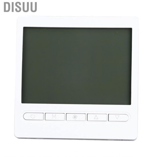 Disuu White Thermostat  Digital AC 220V PC ABS Case Ventilation Function for Restaurants