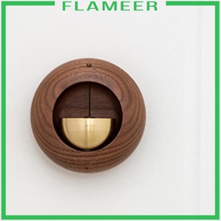 [Flameer] กระดิ่งไม้ ทรงกลม สร้างสรรค์ สําหรับแขวนตกแต่งบ้าน ร้าน ของขวัญ