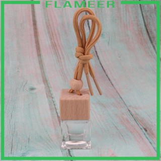 [Flameer] จี้ขวดน้ําหอม 6 มล. สําหรับแขวนในรถยนต์ 4 ชิ้น