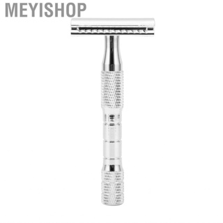 Meyishop Manual Shaving Razor  Fashionable Appearance Vintage  Skid Handle Zinc Alloy Quickly for Daily Use