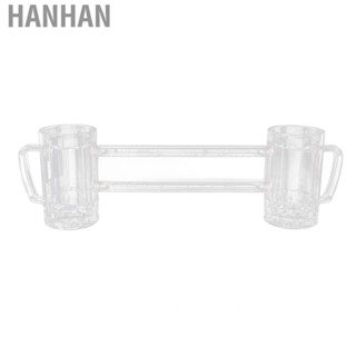 Hanhan Beer Cup Ergonomic Mug Thickened Acrylic For Home Party KTV