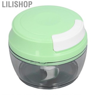 Lilishop Manual  Chopper  Mini Garlic High Durability Multifunction Simple Structure for Vegetables Baby