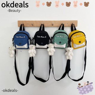 Okdeals กระเป๋าสตางค์ สะพายข้าง ทรงโท้ท น่ารัก แฟชั่น สําหรับนักเรียน