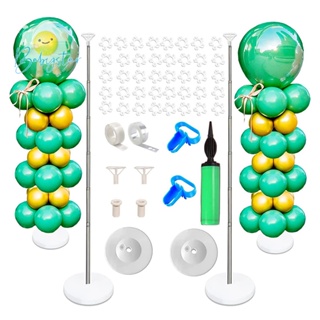 Itht&gt; ชุดขาตั้งลูกโป่ง โลหะ ปรับได้ สําหรับงานปาร์ตี้วันเกิด วันพุธ