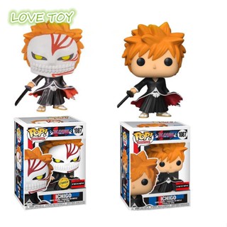 โมเดลฟิกเกอร์ อนิเมะ Nkodok Funko Pop Kurosaki Ichigo สําหรับตกแต่งบ้าน ออฟฟิศ