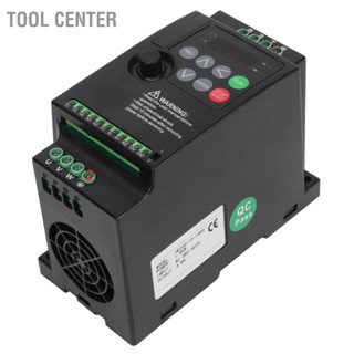 Tool Center ไดรฟ์ความถี่ตัวแปร VFD 1.5KW AC380 400V อินพุต AC380V เอาต์พุต 3PH สำหรับปั๊มเครื่องกลึง