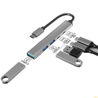 Moon ฮับ USB C 5 in 1 Type C เป็นพอร์ต USB หลายพอร์ต สําหรับแล็ปท็อป แท็บเล็ต โทรศัพท์มือถือ PD60w 5Gbps