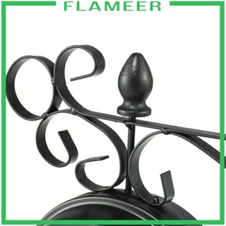 [Flameer] อุปกรณ์เมาท์ขาตั้งนาฬิกา แบบสองด้าน สําหรับแขวนตกแต่งสวน ห้องโถง