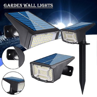 Solar Spot Lights Outdoor Waterproof Solar Powered Wall Lights for Garden Yard