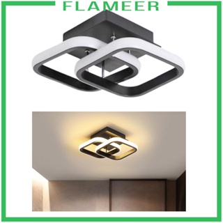 [Flameer] โคมไฟเพดาน LED สไตล์โมเดิร์น สําหรับตกแต่งเพดาน ห้องนั่งเล่น ร้านอาหาร โรงแรม