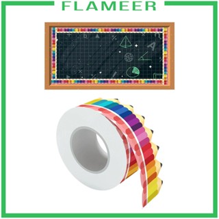 [Flameer] สติกเกอร์ติดขอบดินสอ หลากสี สําหรับห้องเรียน