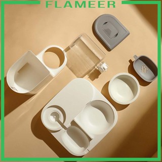 [Flameer] เครื่องให้อาหารสัตว์เลี้ยง สุนัข แมว อัตโนมัติ แบบพกพา ทําความสะอาดง่าย สําหรับกระต่าย