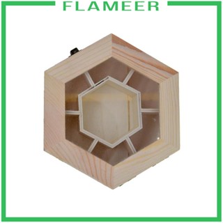 [Flameer] กล่องไม้ธรรมชาติ แบบไม่มีฝาปิด และตัวล็อค