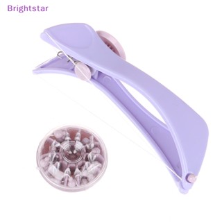 Brightstar เครื่องกําจัดขนบนใบหน้า ขนสปริง กําจัดขนคิ้ว เรียบเนียน ใหม่