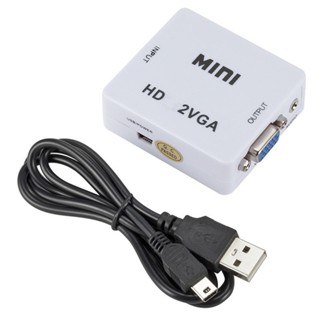 Mijia ตัวแปลง HDMI เป็น VGA พร้อมกล่องเสียง เป็น VGA TV Box คอมพิวเตอร์ เป็นโปรเจคเตอร์