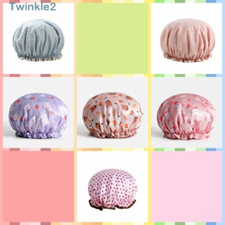 Twinkle หมวกคลุมผมอาบน้ํา ผ้าซาติน ยืดหยุ่น กันน้ํา หลายสี สําหรับผู้ชาย