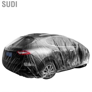 Sudi Universal Car Transparent Cover  Dustproof Lightweight UV Protection Thin Portable Rain for Auto