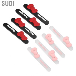 Sudi Door Handle Decal  Wrap Cover Silicone Easy Installation Wear Proof 4Pcs for Car