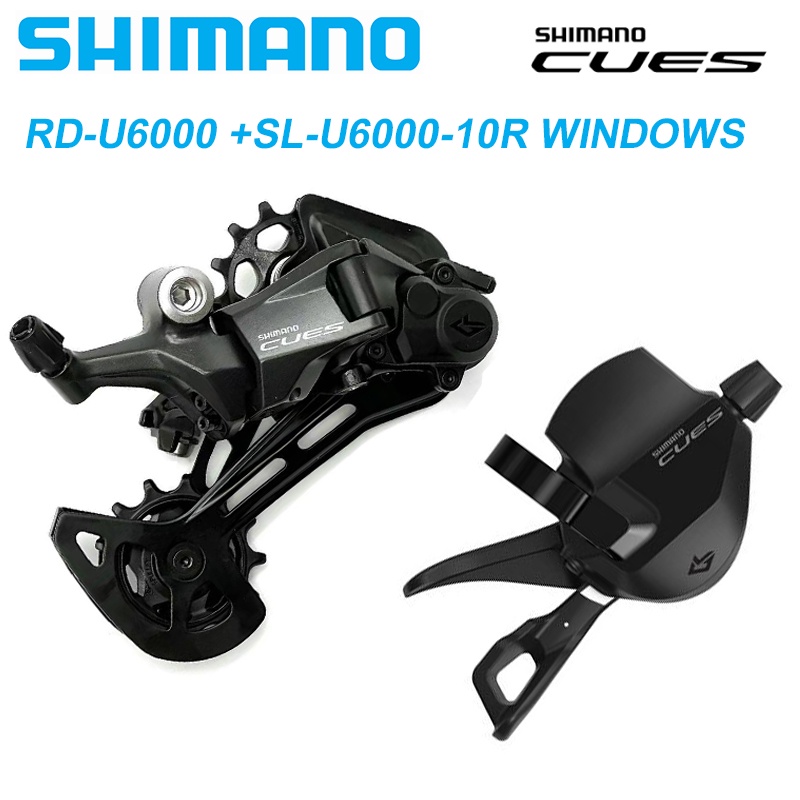 SHIMANO CUES U6000 1X10 ความเร็ว SL RD RD-U6000 RD-U6020-10 ด้านหลัง Derailleur SL-U6000-10R Shift L