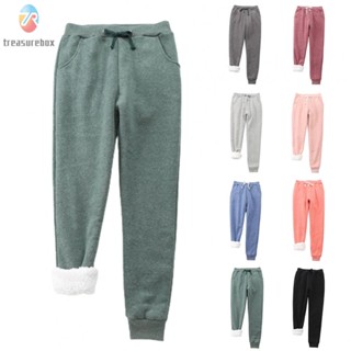 【TRSBX】Women Pants Comfort Womens Comfortable Workout Cotton+Polyester Drawstring