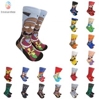 【TRSBX】Stocking SpongeBob Trendy Comfortable Cosplay Cotton Crew Socks Unisex