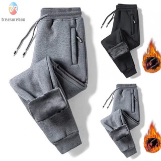 【TRSBX】Mens Pants Thicken Warm Winter Athletic Casual Comfortable Fashionable