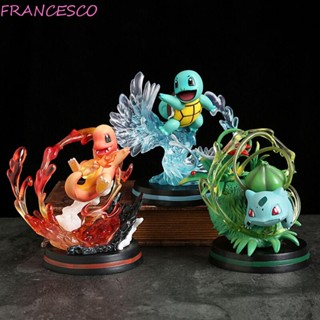 Francesco โมเดลฟิกเกอร์ Pokemon Blastoise Mewtwo Bulbasaur ของเล่น ของสะสม สําหรับเด็ก