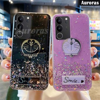 เคสโทรศัพท์มือถือแบบนิ่ม ใส ลายโดราเอมอน ท้องฟ้ากลางคืน สําหรับ VIVO V29E V29 Pro V29E V29 Pro V29E