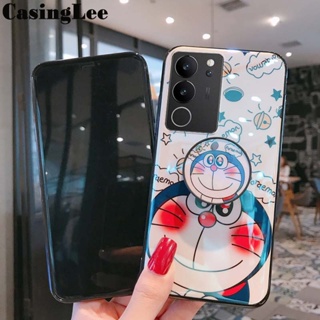 เคสโทรศัพท์มือถือ ลายการ์ตูนแมว พร้อมขาตั้ง สําหรับ VIVO V29 Pro V29E V29E V29 Pro