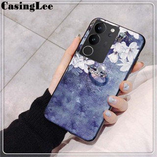 เคสโทรศัพท์มือถือ ปิดด้านหลัง ลายดอกไม้แมกโนเลีย พร้อมแหวน สําหรับ VIVO V29 Pro V29E V29E V29 Pro